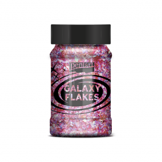 Pentart Galaxy Flakes 15 g Barvy Pentart: Juno rose