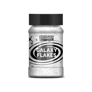 Pentart Galaxy Flakes 15 g Barvy Pentart: Merkury white