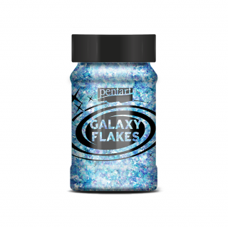 Pentart Galaxy Flakes 15 g Barvy Pentart: Uranus blue