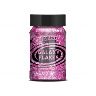 Pentart Galaxy Flakes 15 g Barvy Pentart: Venus magenta