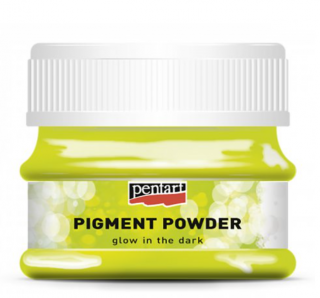 Pentart Pigment Powder - pigmentový prášek 12g Barva: svítící ve tmě