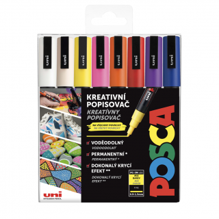 POSCA akrylový popisovač PC-3M MIX barev 16 kusů