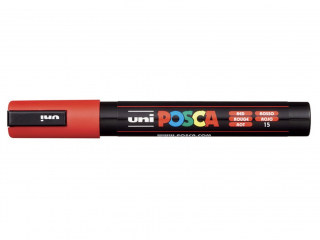 POSCA akrylový popisovač PC-5M, 2,5 mm Barva: Červená