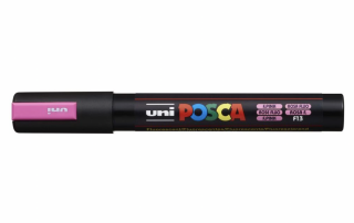 POSCA akrylový popisovač PC-5M, 2,5 mm Barva: Fluo - růžová