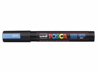 POSCA akrylový popisovač PC-5M, 2,5 mm Barva: Metalická modrá