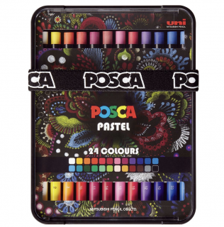 POSCA Voskové pastelky KPA-100, mix 24 barev