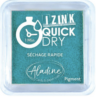 Razítkovací polštářek Aladine IZINK QUICK DRY - azurová modrá