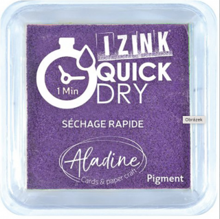 Razítkovací polštářek Aladine IZINK QUICK DRY - fialová