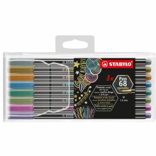 Stabilo Pen 68 metalic - 8 ks