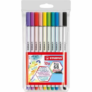 Stabilo sada Arty - Pen 68 brush - 10 ks