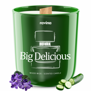 Ravina sojová svíčka - Big Delicious, 175g