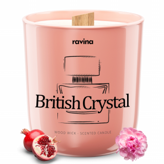 Ravina sojová svíčka - British Crystal, 175g