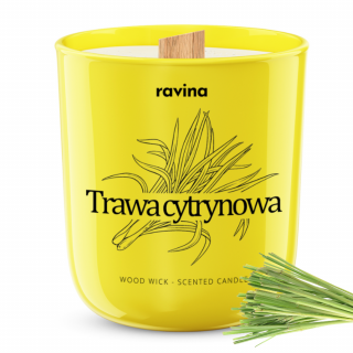 Ravina sojová svíčka - Citrónová tráva, 175g