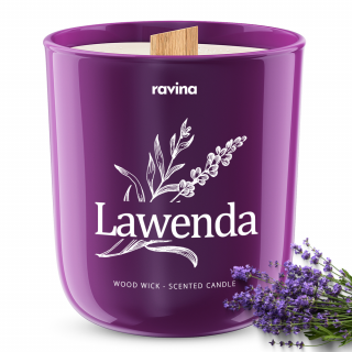 Ravina sojová svíčka - Levandule, 175g