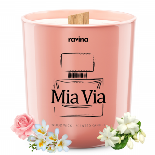 Ravina sojová svíčka - Mia Via, 175g