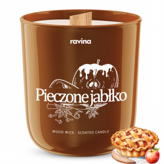 Ravina sojová svíčka - Pečené jablko, 175g