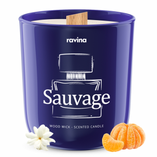 Ravina sojová svíčka - Sauvage, 175g