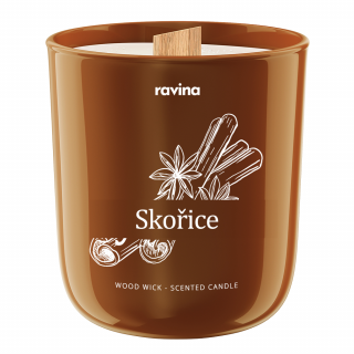 Ravina sojová svíčka - Skořice, 175g