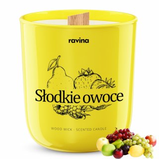 Ravina sojová svíčka - Sladké ovoce, 175g