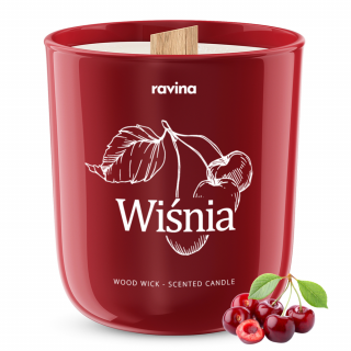 Ravina sojová svíčka - Višeň, 175g