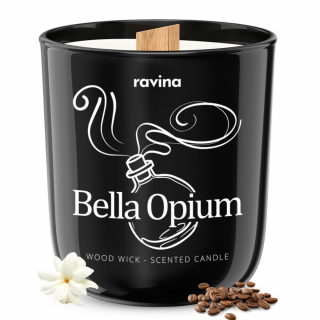 Ravina Sójová vonná svíčka ve skle 175 g, Black Opium