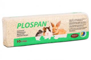 Plospan Classic NATURAL, hoblinová jemná podestýlka 16 litrů / 1 kg