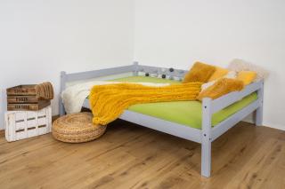 MAXIDO Dětská postel Nela 200x120 šedá (Český výrobek)