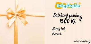 Dárkový poukaz - 1500 Kč