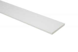 Plastová plotovka 100x10mm Barva: Bílá