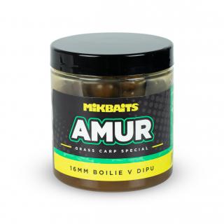 Amur range - Amur 16mm boilie v dipu 250ml Varianta: Amur 16mm boilie v dipu 250ml