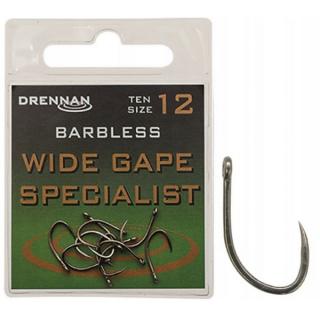 DRENNAN HÁČEK WIDE GAPE SPECIALIST BARBLESS 10KS/BAL Velikost: 10