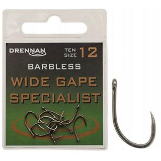 DRENNAN HÁČEK WIDE GAPE SPECIALIST BARBLESS 10KS/BAL Velikost: 12