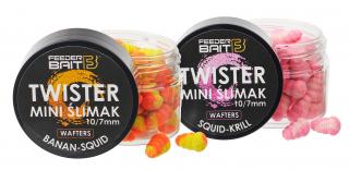 FeederBait Mini slimák Wafters příchuť: česnek/švestka