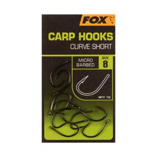 Háčky Fox Curve Shank Short Carp Hooks Háčky velikost: 2