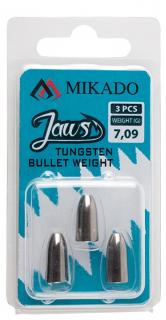 JAWS - wolframové závaží TUNGSTEN BULLET WEIGHT PLAIN 14.18 g - 2ks