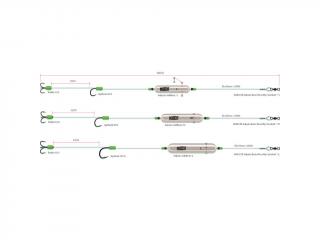 KONCOVÁ MONTÁŽ NA SUMCE ADJUSTA BASIC RIVER RIG LIVEBAIT 160CM 1.00MM 10/0+3/0 60G