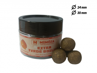 Mimóza Extra tvrdé boilies Losos Průměr: 24 mm balení 250 ml