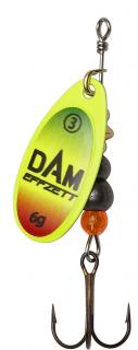 Rotační třpytka DAM FLUO SPINNER SINKING TRIO Barva: TRIO, gramáž: 10g, Velikost: 4