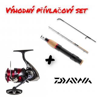 Rybářský set na přívlač prut Daiwa Ninja 2,1m 3-15g + Naviják Daiwa Ninja LT 2500 (model 23)