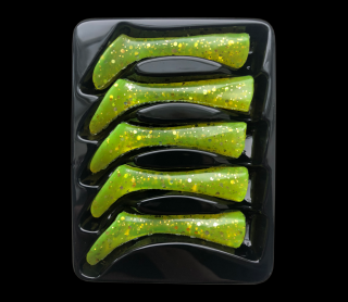 Shad 11 Replacement Tails 5 ks Tiger Green