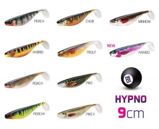 Umělá nástraha BOMB! HYPNO / 3ks délka: 9cm/3D RAINBO