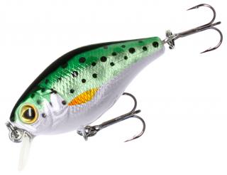 WOBLER FISHUNTER BOLD HEAD - 4cm/RAINBOW TROUT - PLOVOUCÍ - 1 ks