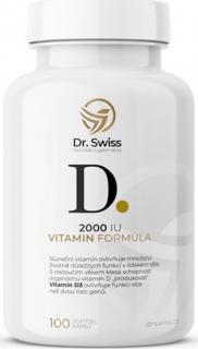 Dr. Swiss Vitamín D 100 kapslí