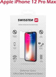 Ochranné temperované sklo swissten pro apple iphone 12 pro max re 2,5d