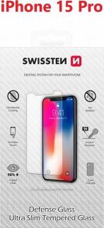 Ochranné temperované sklo swissten pro apple iphone 15 pro re 2,5d