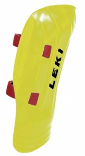 Shin guard worldcup PRO, neon yellow, 40 cm chránič holení, Leki