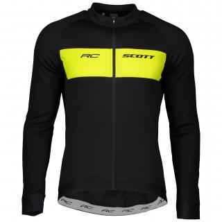 Shirt Ms RC Warm l/s black yellow dres, Scott Velikost: M