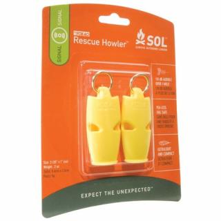 SOL® Píšťalka SOL Rescue Howler Whistle Pkg/2