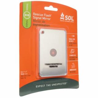 SOL® Signalizační zrcátko Rescue Flash Mirror Packaged