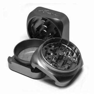 Krush Kube 3.0 Black Aluminium Grinder 3 Parts – 55mm